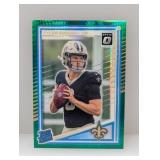 2025 Optic Tyler Shough #223 RC Green Hyper Prizm
