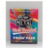 2026 Leaf Metal Vivid Baseball 1/1 Proof Pack