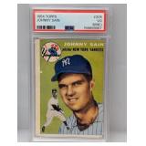 1954 Topps Johnny Sain #205 PSA 3