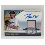 2011 Bowman Platinum Relic/Auto Jhan Marinez S