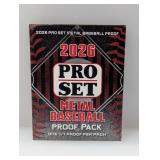 2026 Pro Set Metal Baseball 1/1 Proof Pack