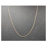 24" .925 Sterl Twisted Rope Chain Necklace