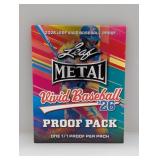 2026 Leaf Metal Vivid Baseball 1/1 Proof Pack