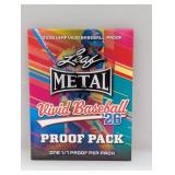 2026 Leaf Metal Vivid Baseball 1/1 Proof Pack