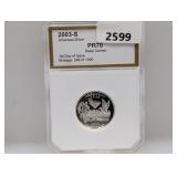 PCI 2003-S PR70DCAM AR Quarter
