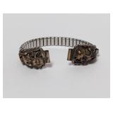 .925 Sterl Floral Watch Band (Artist Signed)
