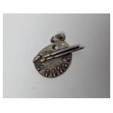 .925 Sterl Artist Paint Pallet Charm