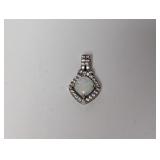 .925 Sterl Opal/Diamond Pendant