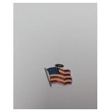 .925 Sterl Flag Pendant