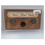 Three Rare Coins Set