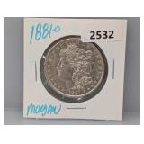 1881-O 90% Silv Morgan $1 Dollar