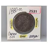 Rare 1880-CC 90% Silv Morgan $1 Dollar