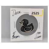 5G .999 Silv Duck Bullion