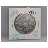 2013 1oz .999 Silv Mexico Libertad