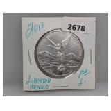2013 1oz .999 Silv Mexico Libertad