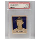 1949 Bowman PSA 4 #195 - Eddie Bockman "Pirates"