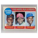 1969 Topps NL Home Run Leaders Ernie Banks #6 E/S