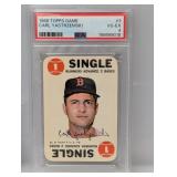 1968 Topps Game Carl Yastrzemski #3 PSA 4