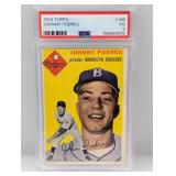 1954 Topps Johnny Podres #166 PSA 3