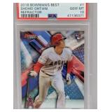 2018 Bowmans Best Shohei Ohtani RC Ref 1 PSA 10