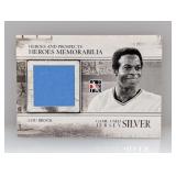 2011 In The Game Lou Brock Game Used #01