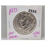 1973 40% Silv Ike $1 Dollar