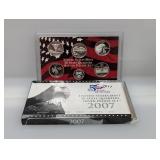 2007 US Mint Silv Quarters Proof Set