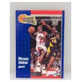 1991-1992 Fleer League Leaders Michael Jordan Edge