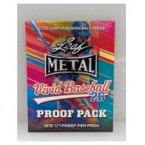 2026 Leaf Metal Vivid Baseball 1/1 Proof Pack