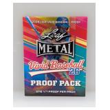2026 Leaf Metal Vivid Baseball 1/1 Proof Pack