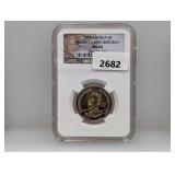 NGC 2008 MS65 S Africa 5R Mandelas 90th Bday