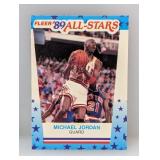 1989-90 Fleer All-Stars Sticker Michael Jordan E