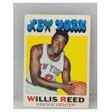 1971 Topps Willis Reed #30 Stain