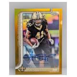 2025 Topps Chrome Alvin Kamara True Gold Auto /50