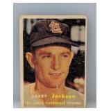 1957 Topps 196 Larry Jackson DMG
