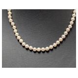18" 14K YG Pearl Strand Necklace