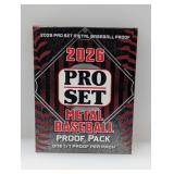 2026 Pro Set Metal Baseball 1/1 Proof Pack