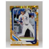 2026 Donruss Bobby Witt Jr #67 Gold Foil 269/299