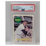 1969 Topps Willie Mccovey Last Name In Yellow PSA4