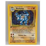 Pokemon 1999 1st Edition Machamp Holo 8