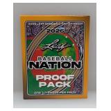 2026 Leaf Baseball Nation 1/1 Proof Pack