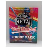 2026 Leaf Metal Vivid Baseball 1/1 Proof Pack