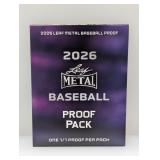 2026 Leaf Metal Baseball 1/1 Proof Pack
