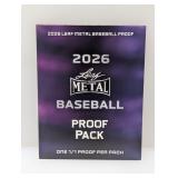 2026 Leaf Metal Baseball 1/1 Proof Pack
