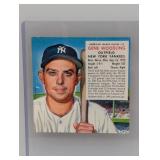 1953 RED MAN TOBACCO GENE WOODLING 12A Creases