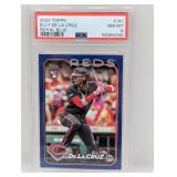 2024 Topps Elly De La Cruz RC Royal Blue 141 PSA 8