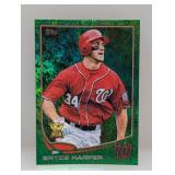 2013 Topps #1 Bryce Harper Emerald Green Foil