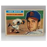 1956 Topps Ken Boyer #14 Creases/Stain