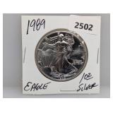 1989 1oz .999 Silv Eagle $1 Dollar
