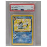 1999 Pokemon Jungle Vaporeon #28 PSA 7